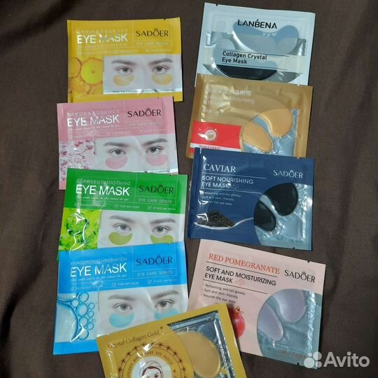 Гидрогелевые патчи для глаз и губ