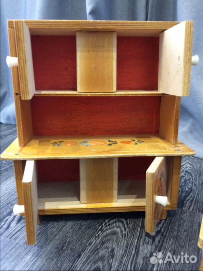 Мебель для игрушек раритет СССР 1986 Вятка