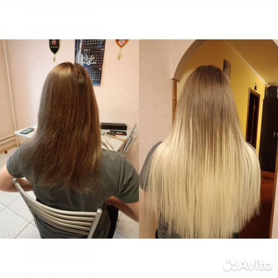 Наращивание волос, коррекция,снятие