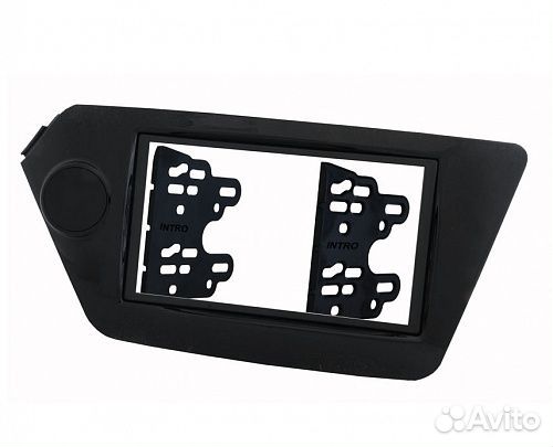 Рамка KIA Rio 11-17 2din (крепеж) Black royal glas