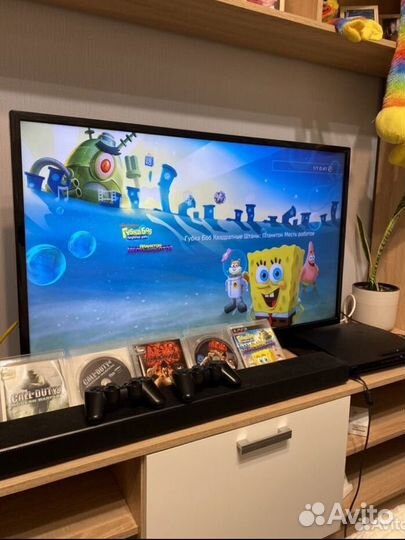 Sony Playstation 3 Slim / 2 джойстика