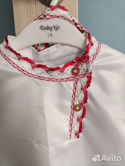 Русская народная рубашка (косоворотка) 98-104