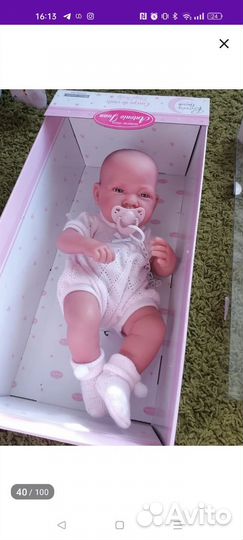 Кукла реборн девочка antonio juan