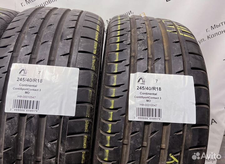 Continental ContiSportContact 3 245/40 R18 94Y