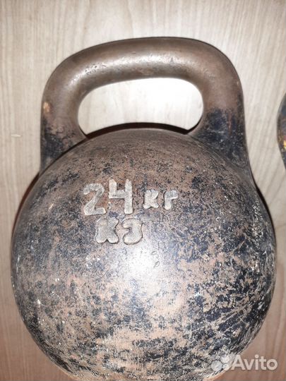 Гиря 24 кг СССР
