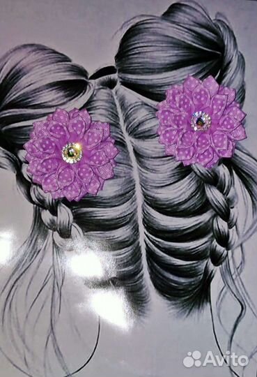 Резинки для волос ручной работы