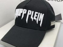 Бейсболка Philipp Plein чёрная с белым