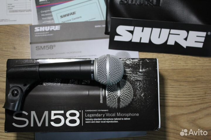 Shure SM 58. Популярный Вокальный Микрофон. Новый