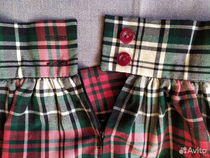 Юбки в шотландскую клетку для девочки р. 140-152