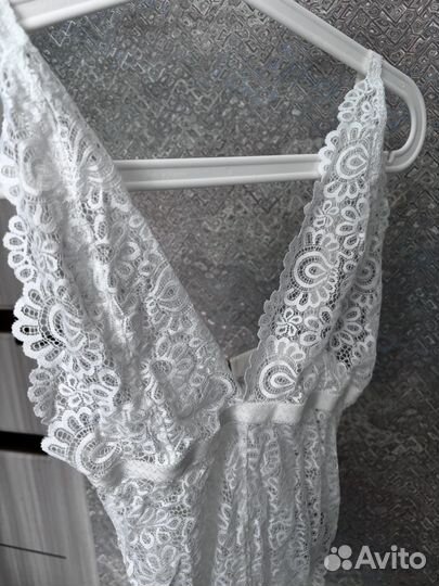 Боди кружевное