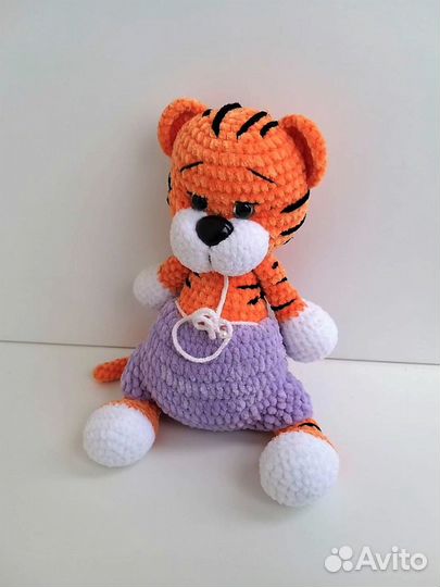 Мягкая игрушка Тигр (амигуруми)