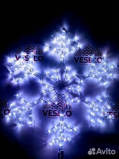 Светодиодная фигура Снежинка доставка