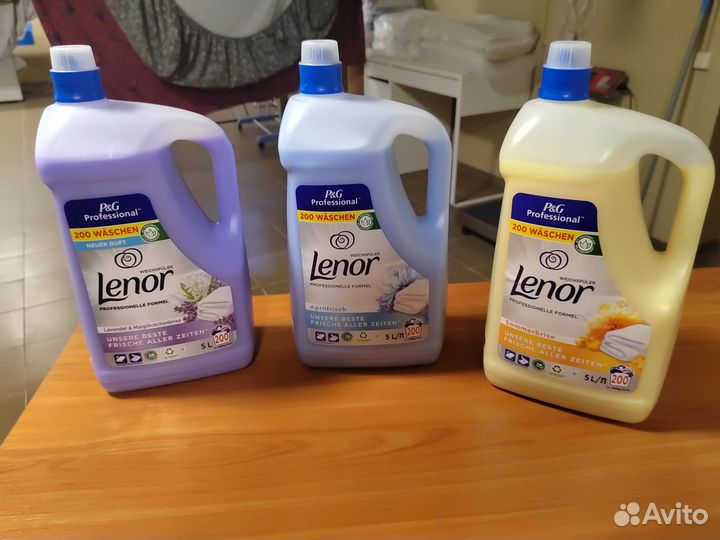 Кондиционер для белья lenor