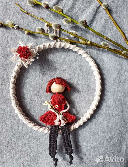 Интерьерная кукла ручной работы