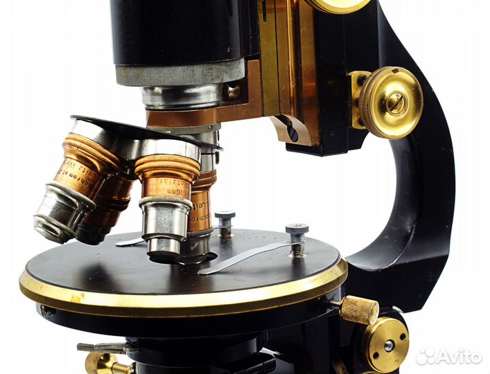Микроскоп Leica Leitz начала 20 в. с апохроматами