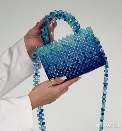 Клатч, сумка, сумка из бусин