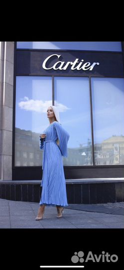 Роскошное платье жатка lux