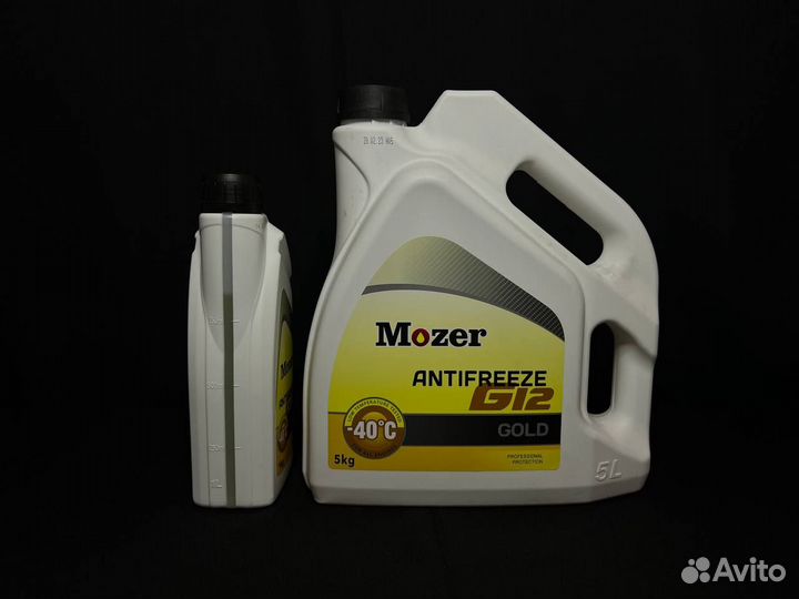 Антифриз (mozer G12 40) желтый