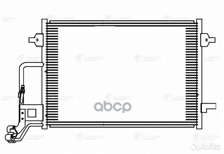 Конденсер VAG passat / superb 1.6-2.8/1.9-2.5 T