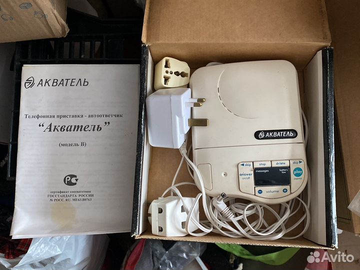 Телефонная приставка – автоответчик Акватель