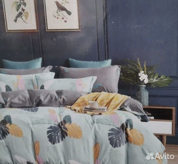 Постельное белье сатин евро 11