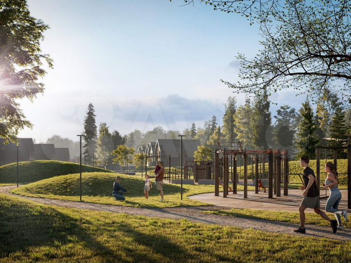 Коттедж 330 м² на участке 12 сот.