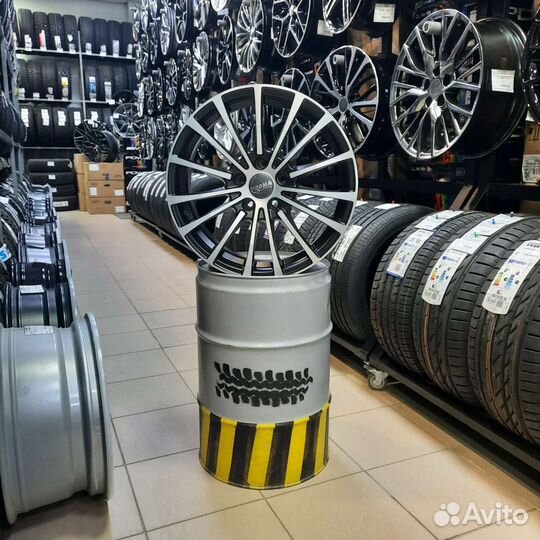 Диски литые 7.0 R17 5*108 ET50 d63.4 Алмаз матов