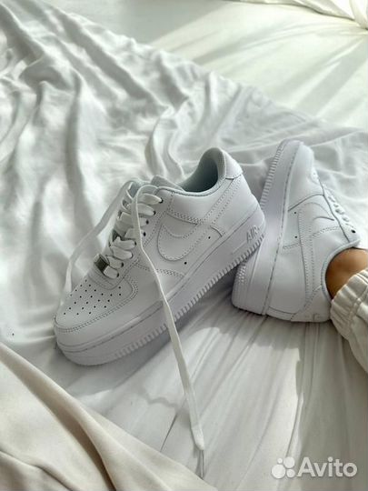 Кроссовки Nike air Force 1 low 07 classic кожаные