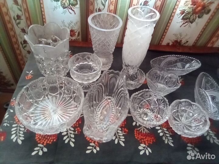Хрустальная посуда СССР