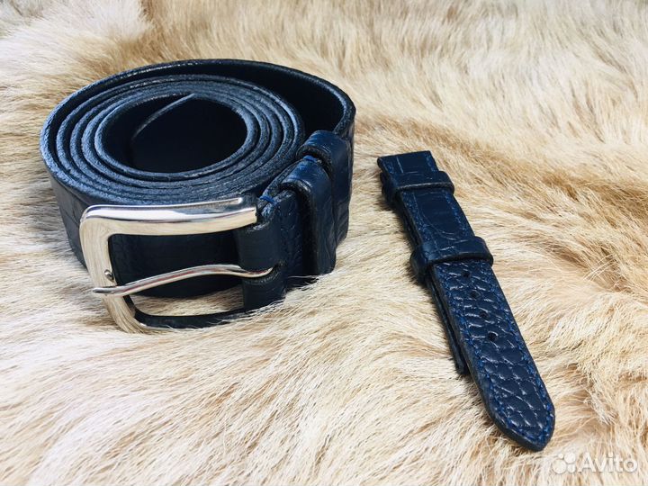 Мужской ремень из натуральной кожи