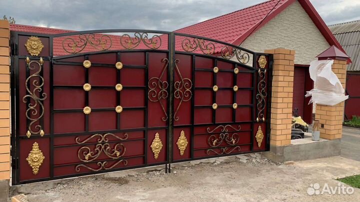 Ворота кованые