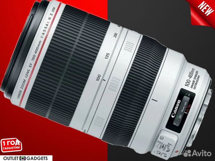 Canon EF 100-400mm f4.5-5.6L IS II USM (NEW)