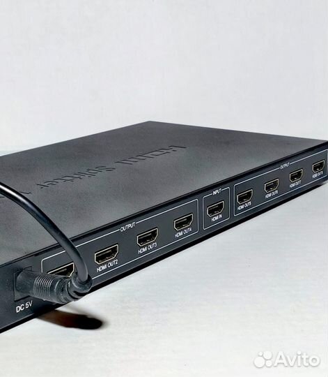 Разветвитель hdmi splitter 1x8
