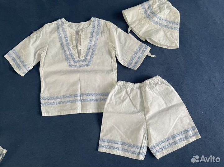 Крестильный набор для мальчика 86размер