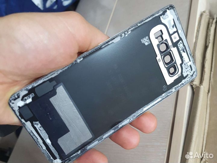 Крышка samsung s10 ориг белая