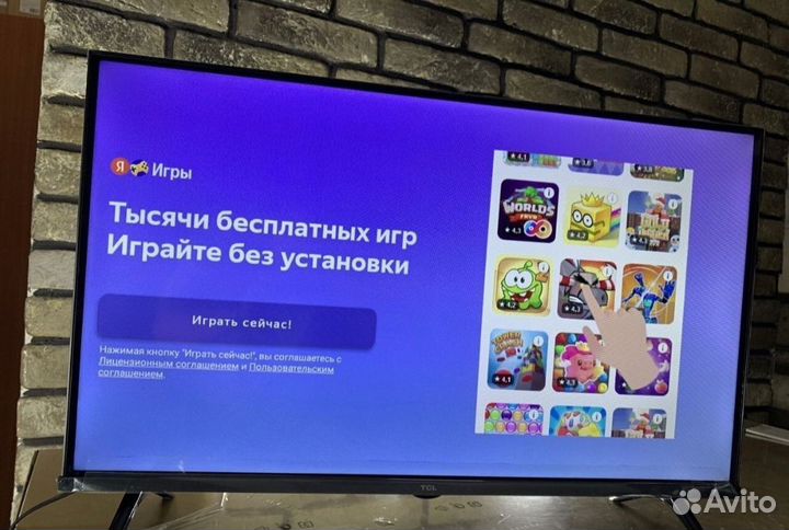 Новый Smart TV Google Play TCL32(82см)ассистент