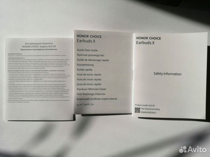 Беспроводные наушники honor choice Earbuds X