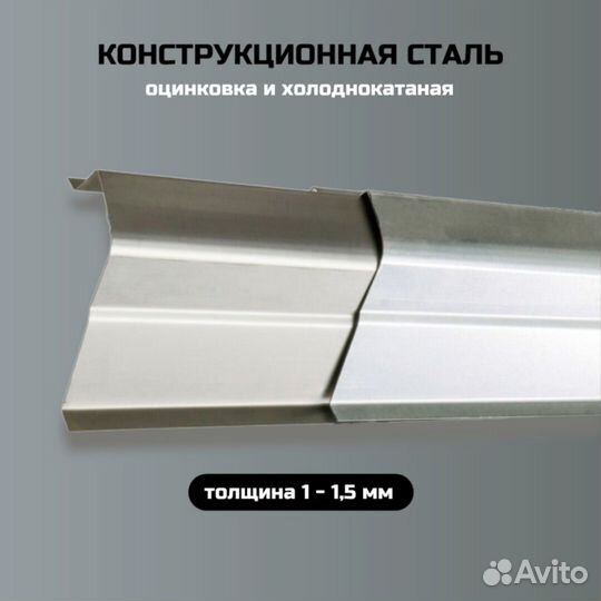 Пороги кузовные Mitsubishi Lancer 10