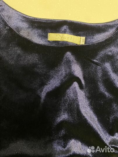 Вечернее платье женское 42 44 синее бархатное