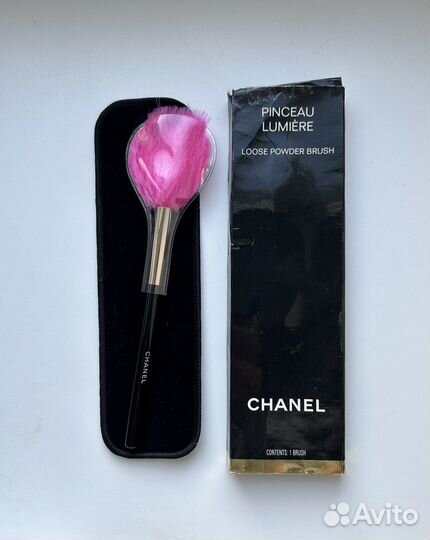 Chanel кисть для пудры винтаж