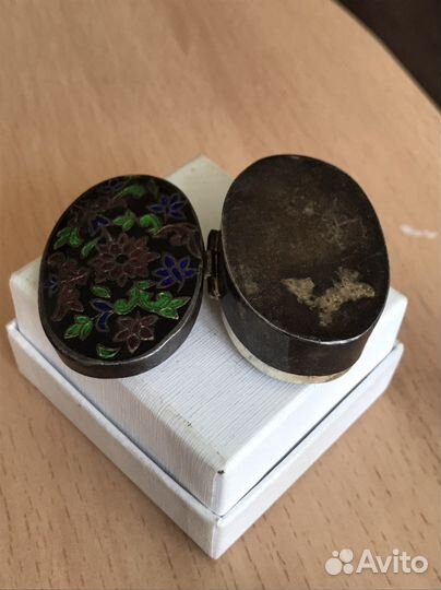 Шкатулка таблетница винтаж