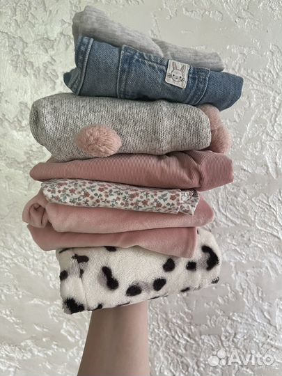 Пакет одежды для девочки, размер 74