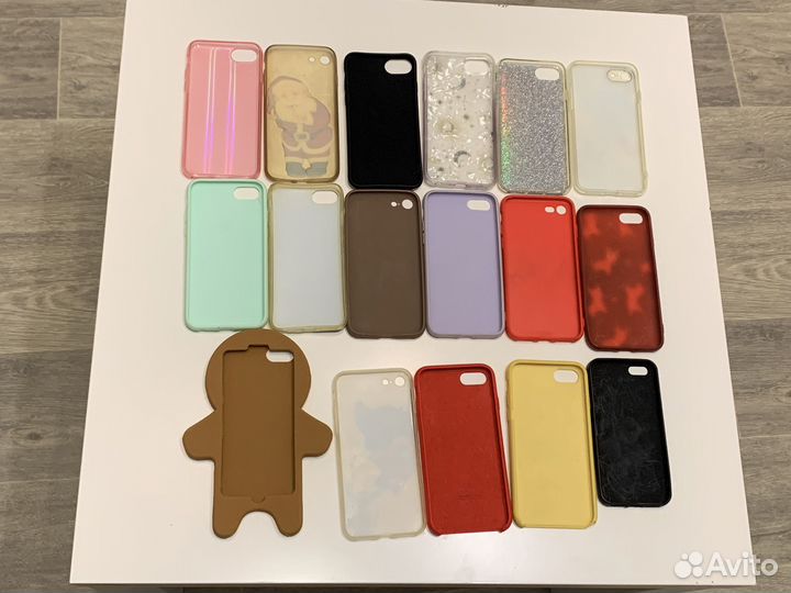 Набор чехлов для iPhone 5, 5s, SE, 7, 8 plus