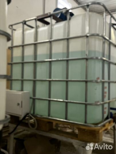 Еврокуб с миксером и подогревом для производства