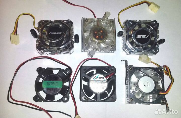 Вентиляторы, кулеры разных размеров