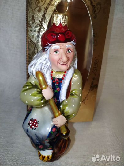 Елочная игрушка баба яга. Ариель