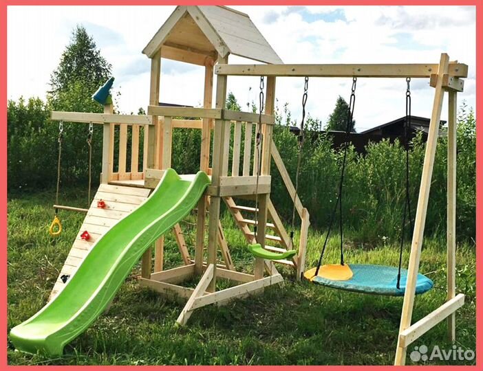 Детская деревянная площадка