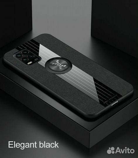 Чехол для Xiaomi Mi 10 lite zoom (Черный.)