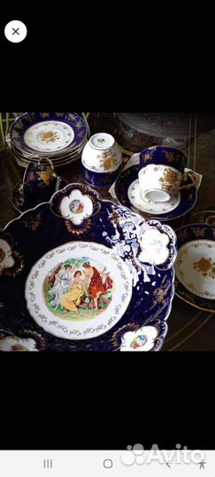 Шикарные чайные пары,блюда:thun,pirkenhammer,mz