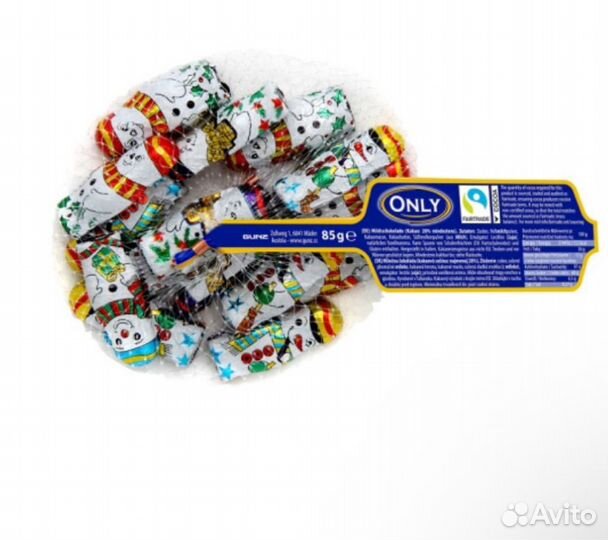 Only Снеговик из молочного шоколада 85 г